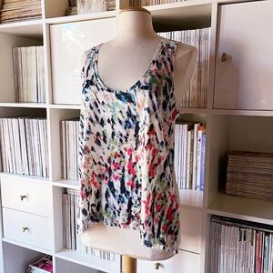 Lovers & FRIENDS Because I'm Addicted Tank top blouse sheer casual party summer